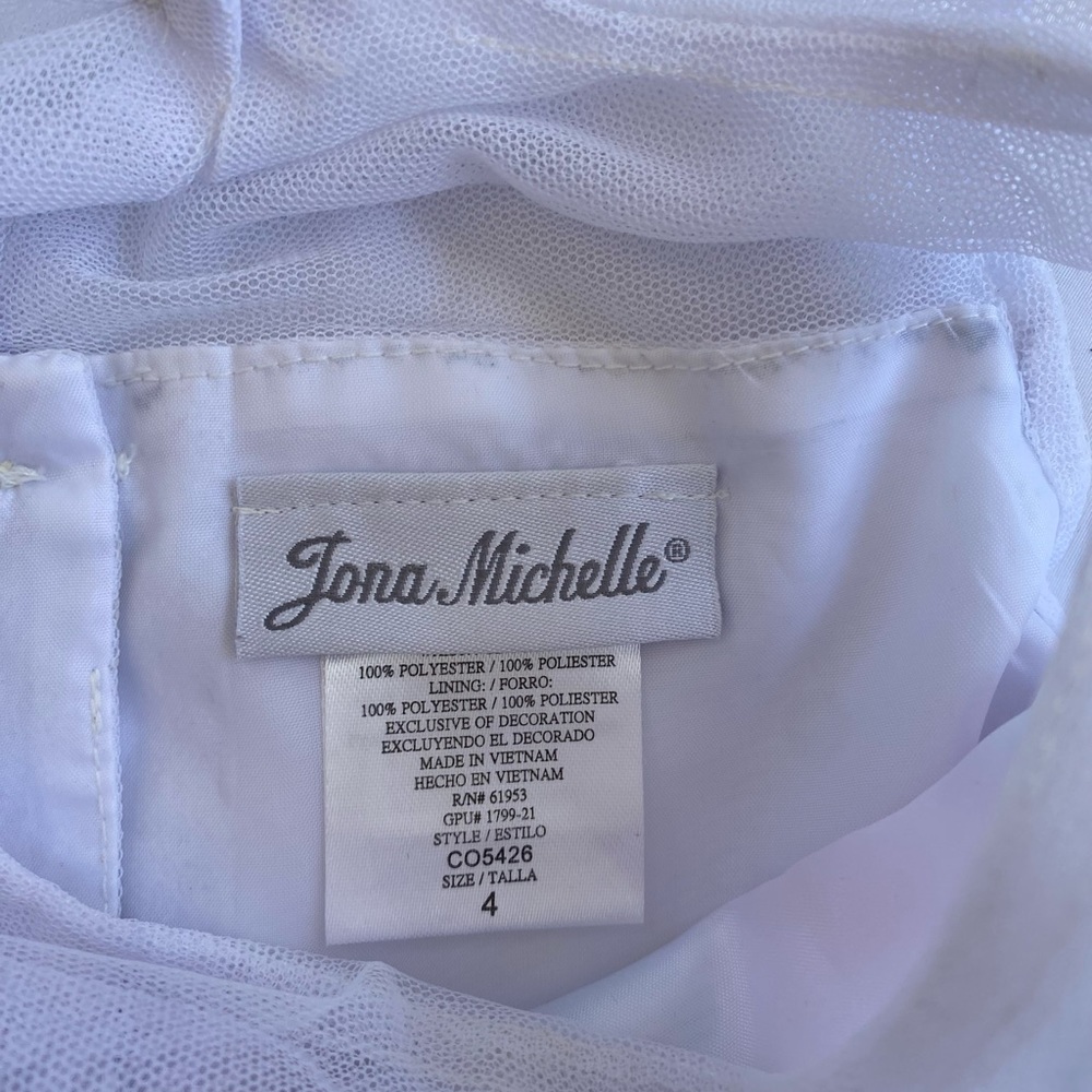 Jona  Michelle Special Occasion Toddler Dress Size 4 - Picture 9 of 10